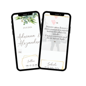 Invitaciónweb de boda md017