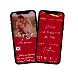 Invitaciónweb de boda md022