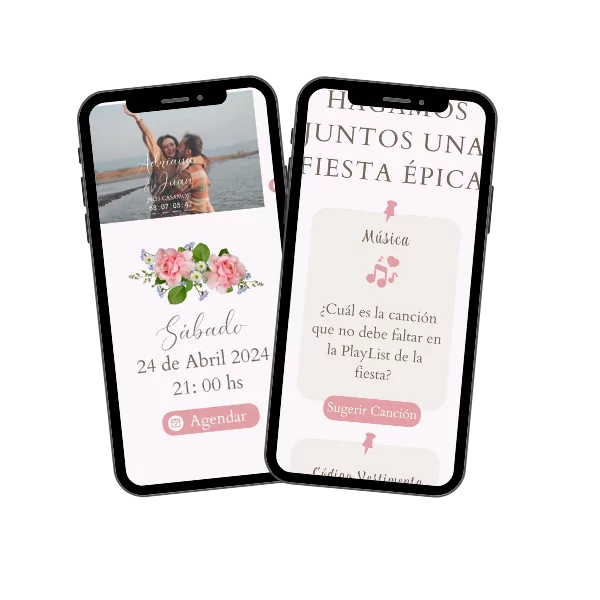 Invitaciónweb de boda md040