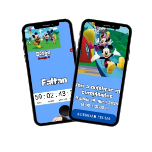 invitación web infantil  Mod010