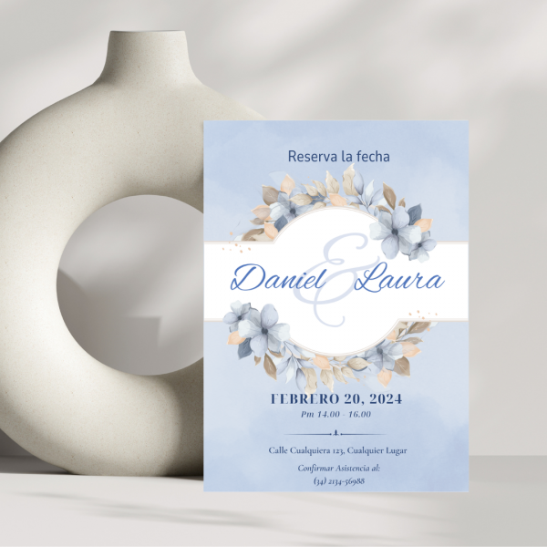 Tarjeta de boda mod11