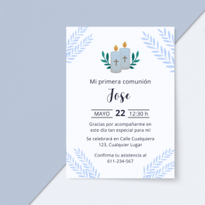 Tarjetas de comunión mod12