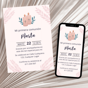 Tarjetas de comunión mod13