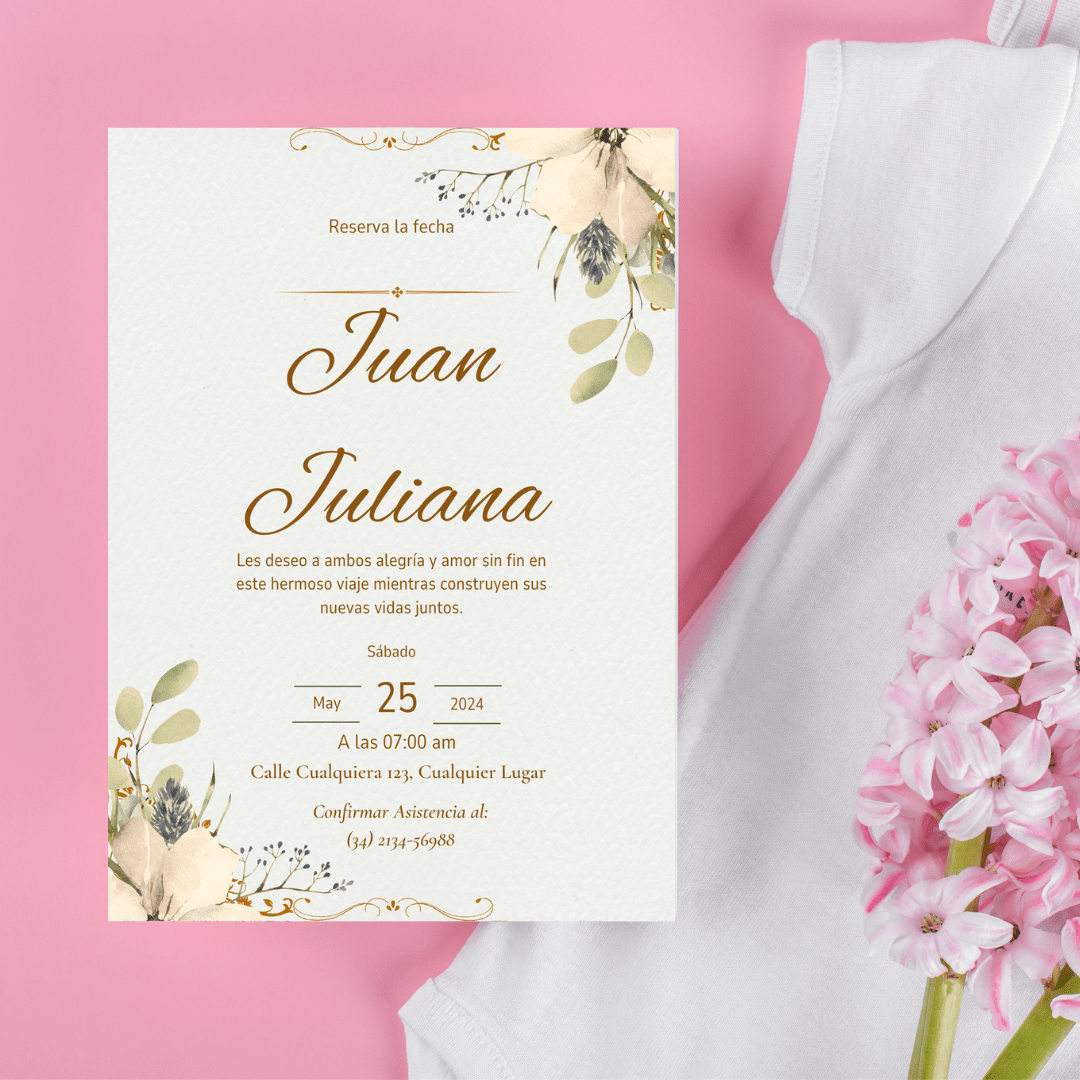 tarjetas de boda mod017