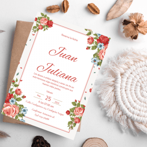 tarjetas de boda mod019