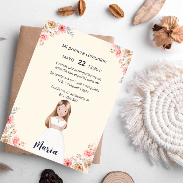 Tarjetas de comunión mod19