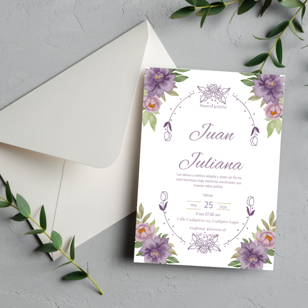 tarjetas de boda mod020