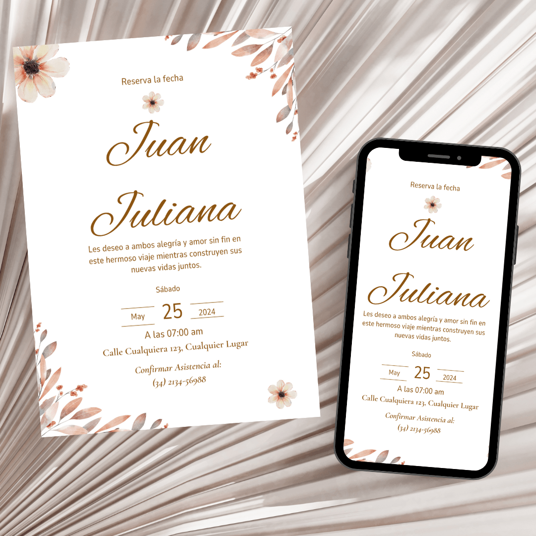 tarjetas de boda mod023