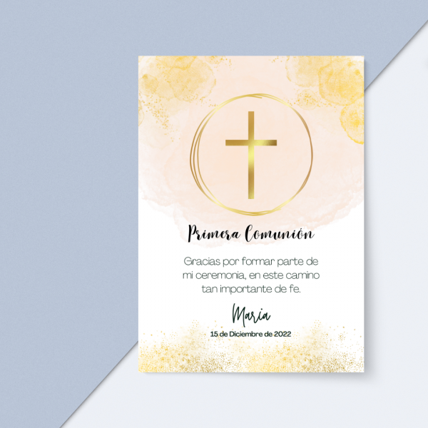 Tarjetas de comunión  mod31