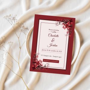 Tarjeta de boda mod6