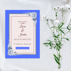 Tarjeta de boda mod7